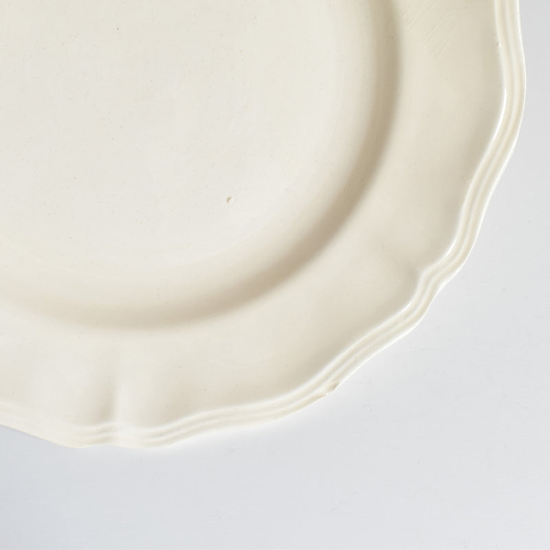 Vintage Plate Digoin & Sarreguemines Rohan (Scalloped Rim) D