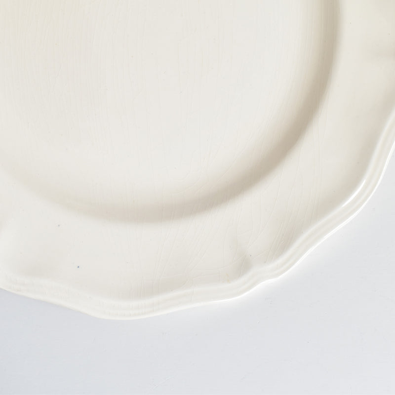 Vintage Plate Digoin & Sarreguemines Rohan (Flower Rim) E