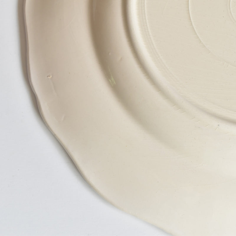 Vintage Plate: Digoin & Sarreguemines "Rohan" (Scalloped Edge), F