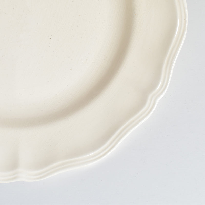 Vintage Plate: Digoin & Sarreguemines "Rohan" (Scalloped Edge), F
