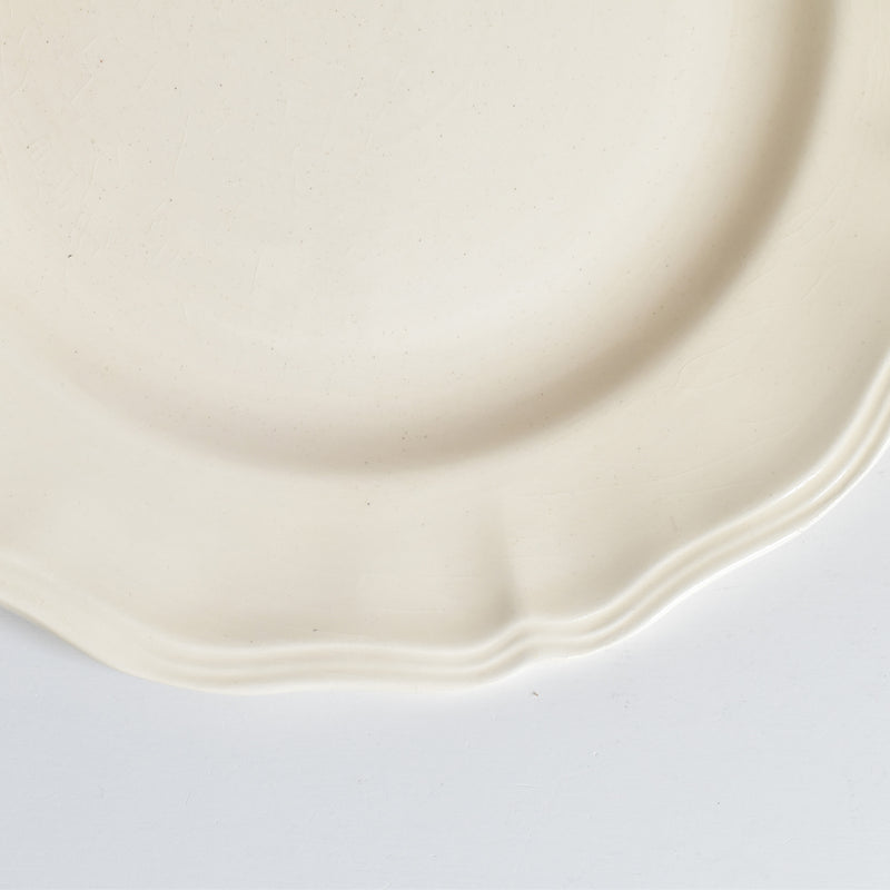 Vintage Plate: Digoin & Sarreguemines "Rohan" (Scalloped Edge), F