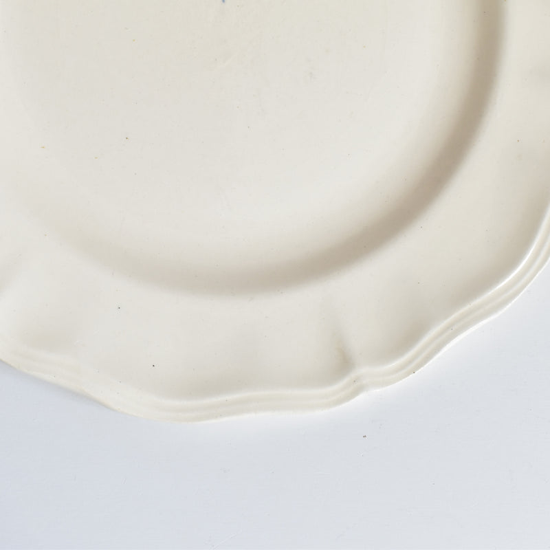 Vintage Plate: Digoin & Sarreguemines "Rohan" (Petal Edge) G