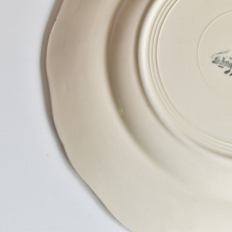 Vintage Plate: Digoin & Sarreguemines "Rohan" (Petal Edge) G