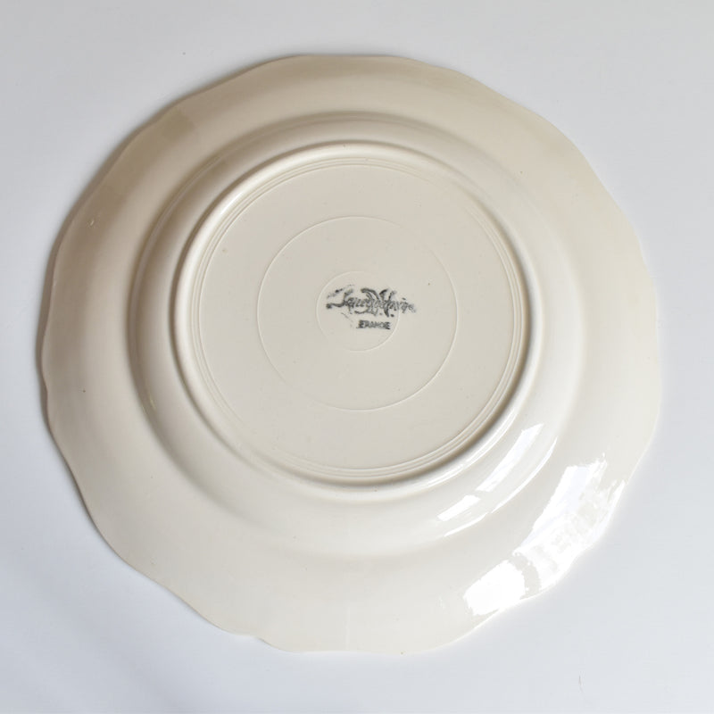 Vintage Plate: Digoin & Sarreguemines Rohan (Scalloped Rim) H