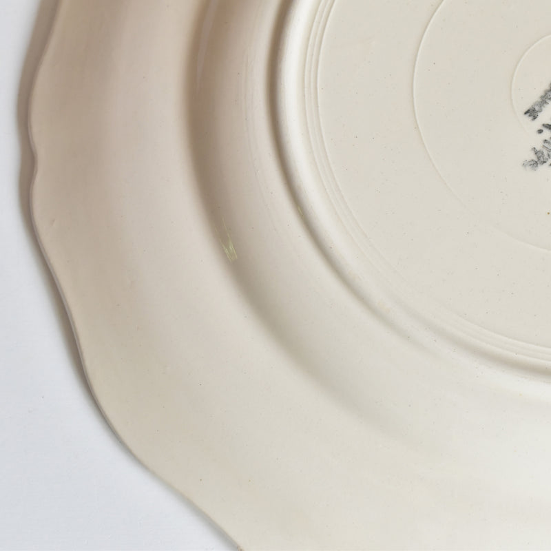 Vintage Plate: Digoin & Sarreguemines Rohan (Scalloped Rim) H