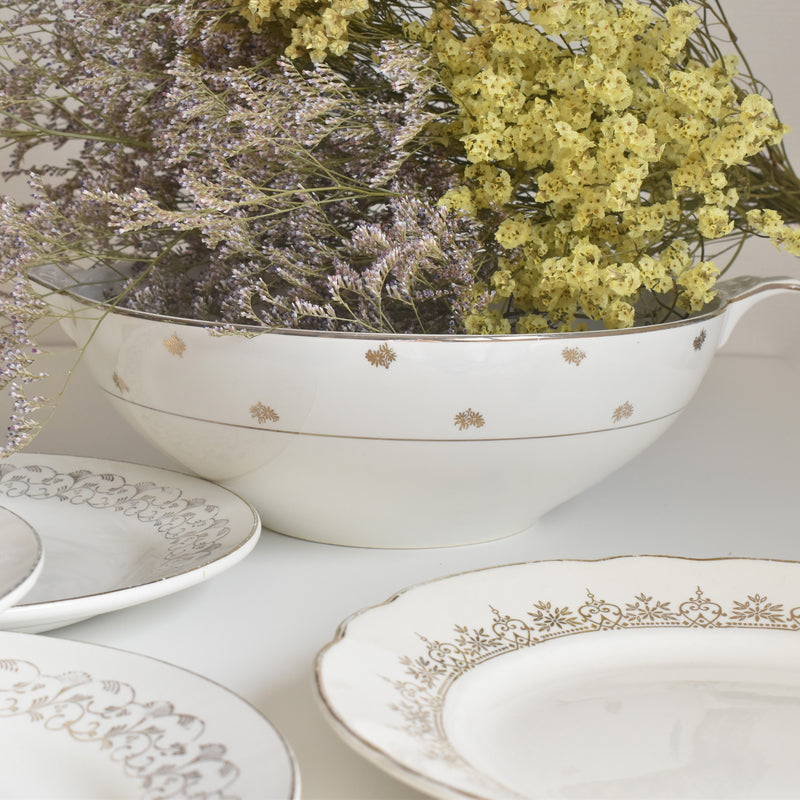 Vintage Salad Bowl Digoin & Sarreguemines Nico