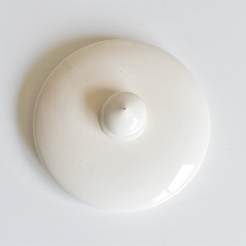 Vintage Digoin & Sarreguemines Sugar Pot, Cream