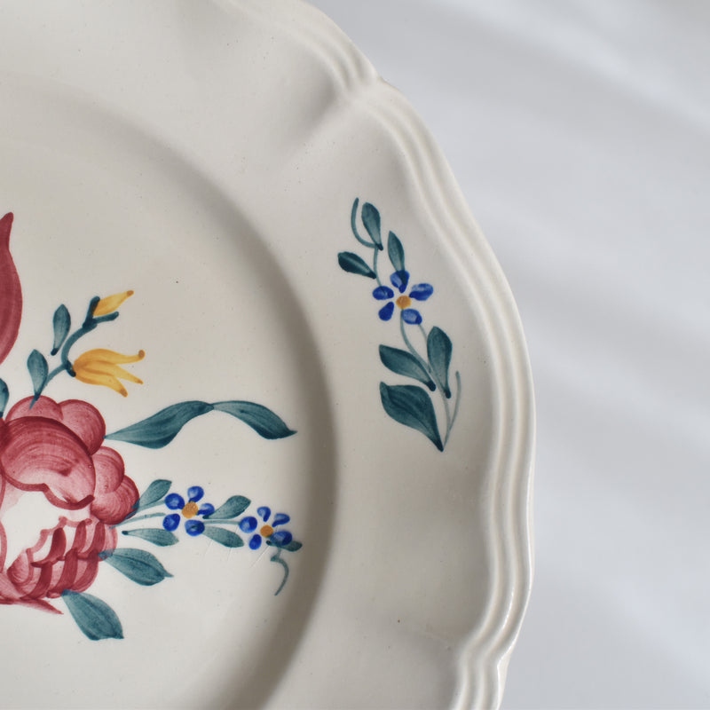 Vintage Dessert Plate - Digoin & Sarreguemines "Yann" A