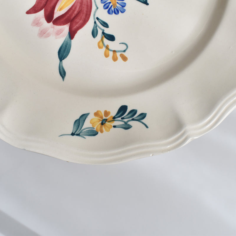 Vintage Dessert Plate - Digoin & Sarreguemines "Yann" A