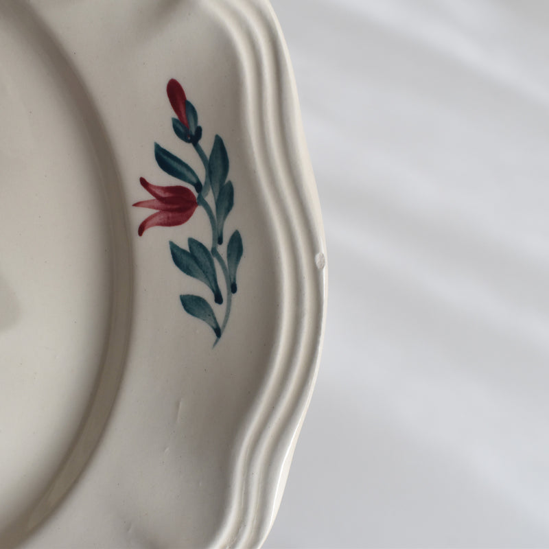 Vintage Dessert Plate - Digoin & Sarreguemines "Yann" A