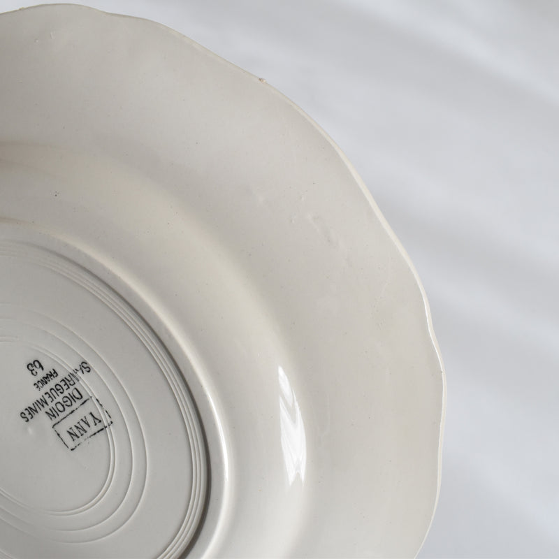 Vintage Dessert Plate - Digoin & Sarreguemines "Yann" A