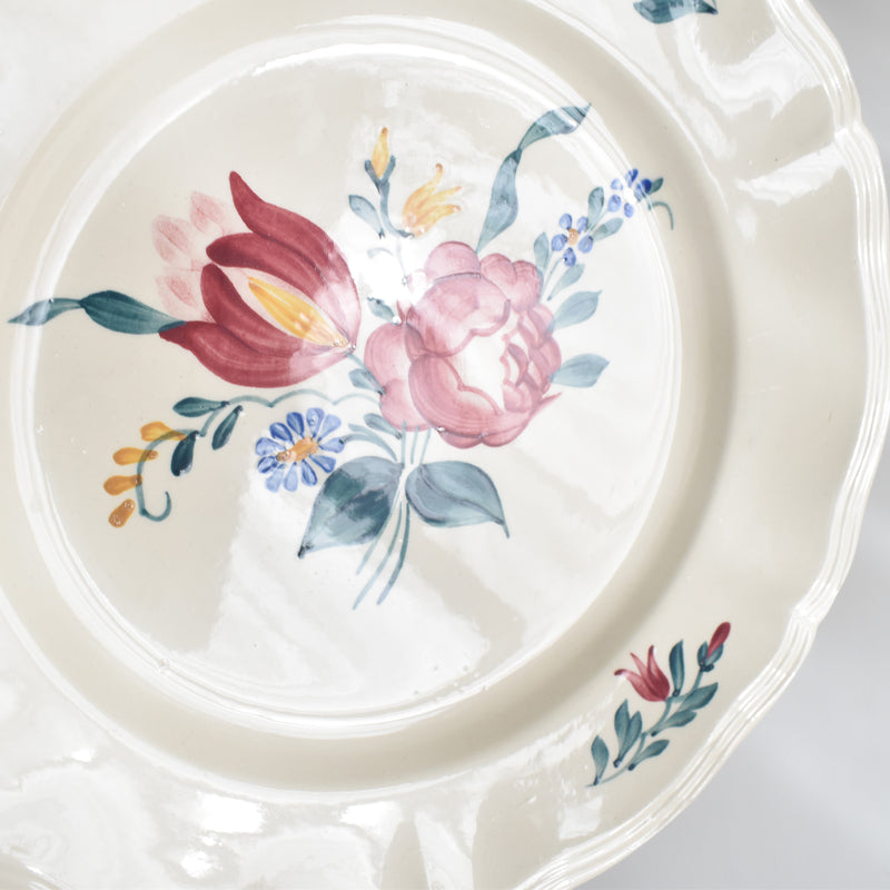 Vintage Dessert Plate - Digoin & Sarreguemines "Yann" A