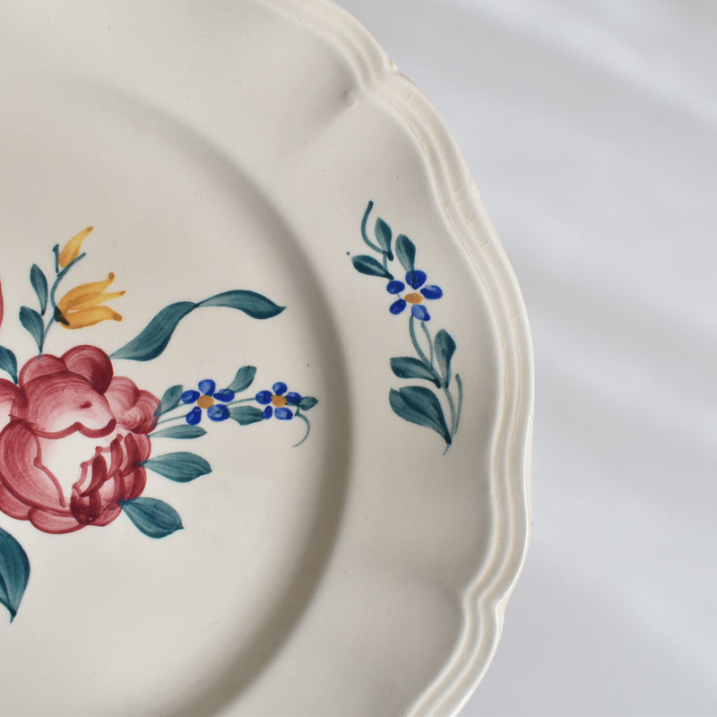 Vintage Dessert Plate Digoin & Sarreguemines Yann (Ian) B