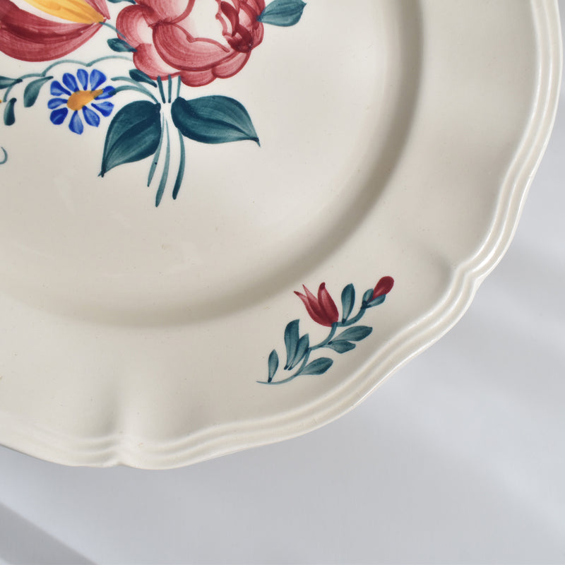 Vintage Dessert Plate Digoin & Sarreguemines Yann (Ian) B