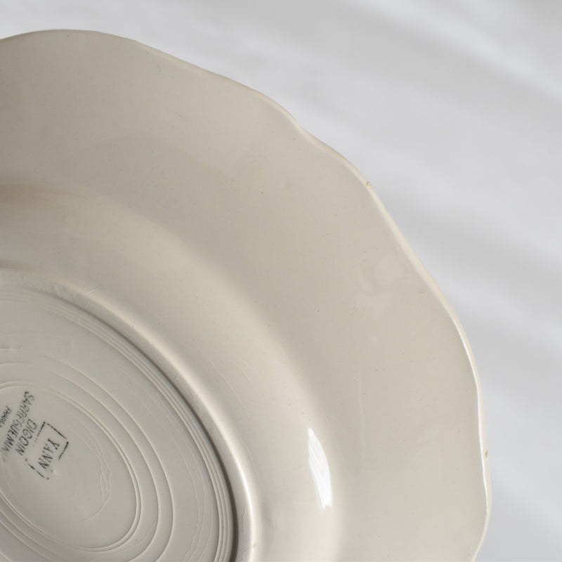 Vintage Dessert Plate Digoin & Sarreguemines Yann (Ian) B