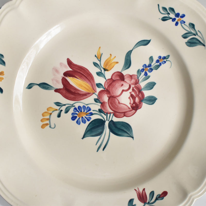 Vintage Dessert Plate Digoin & Sarreguemines Yann (Ian) B