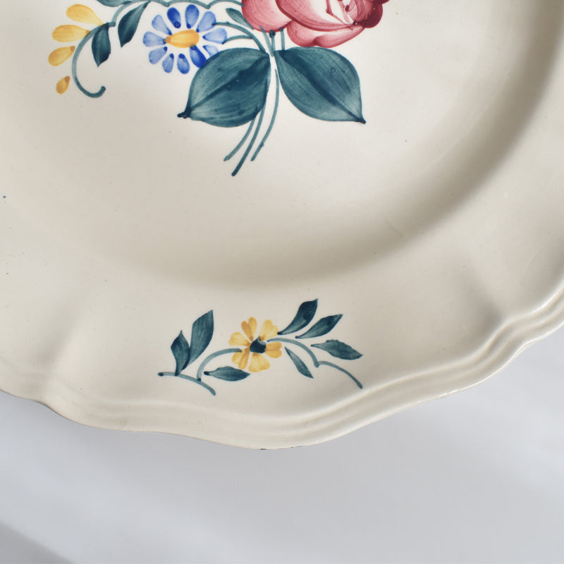 Vintage Plate: Digoin & Sarreguemines "Yann" B