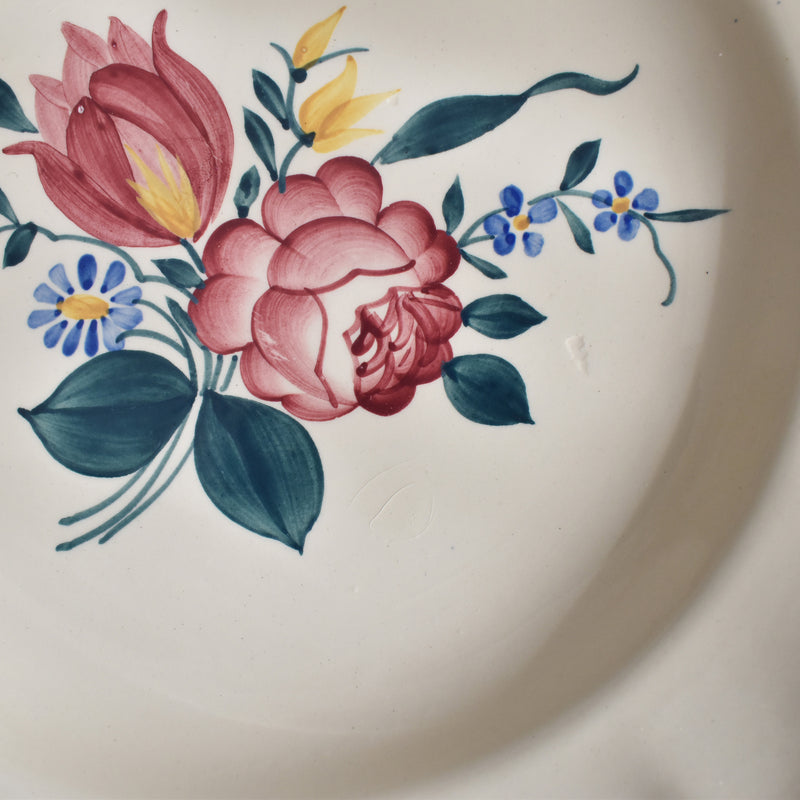 Vintage Plate Digoin & Sarreguemines Yann