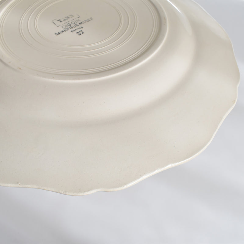Vintage Plate Digoin & Sarreguemines Yann D