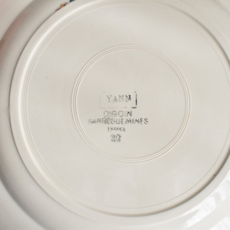 Vintage Plate, Digoin & Sarreguemines "Yann"