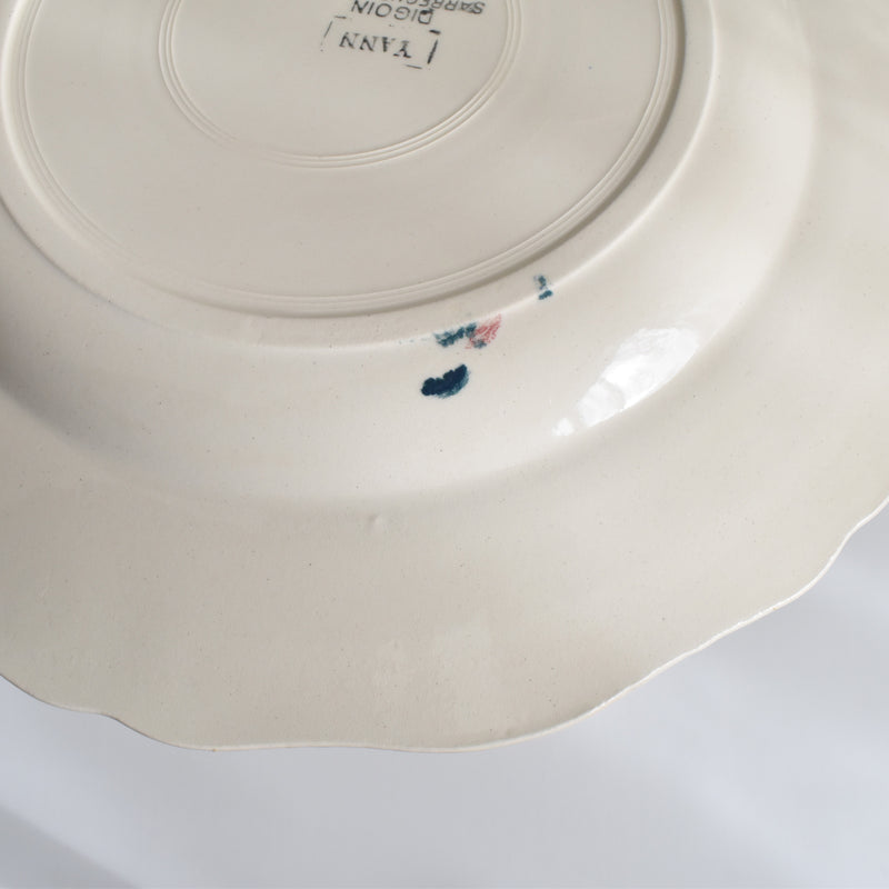 Vintage Plate Digoin & Sarreguemines Yann F