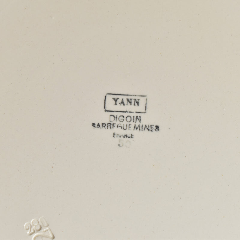 ヴィンテージ大皿 ディゴワン＆サルグミンヌ Yann (ヤン）