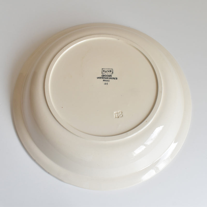 ヴィンテージ深い大皿 ディゴワン＆サルグミンヌ Yann (ヤン）