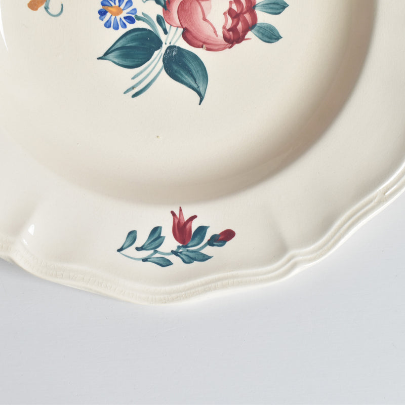 Vintage Deep Plate Digoin & Sarreguemines Yann