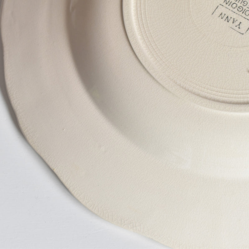 Vintage Deep Plate Digoin & Sarreguemines Yann