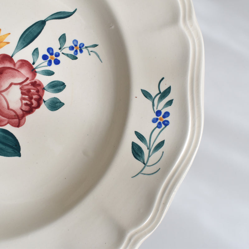 Vintage Deep Plate Digoin & Sarreguemines Yann (Yan) A