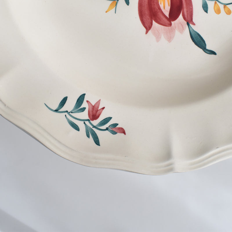 Vintage Deep Plate Digoin & Sarreguemines Yann (Yan) A