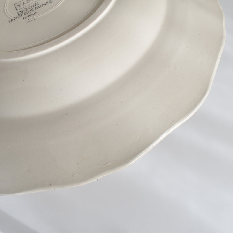 Vintage Deep Plate Digoin & Sarreguemines Yann (Yan) A