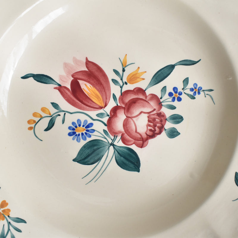 Vintage Deep Plate Digoin & Sarreguemines Yann (Yan) A