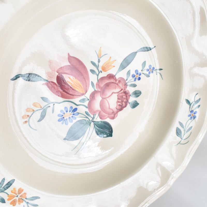 Vintage Deep Plate Digoin & Sarreguemines Yann (Yan) A