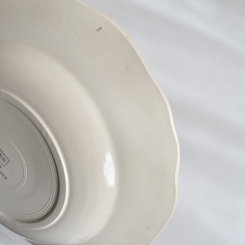 Vintage Deep Plate Digoin & Sarreguemines Yann