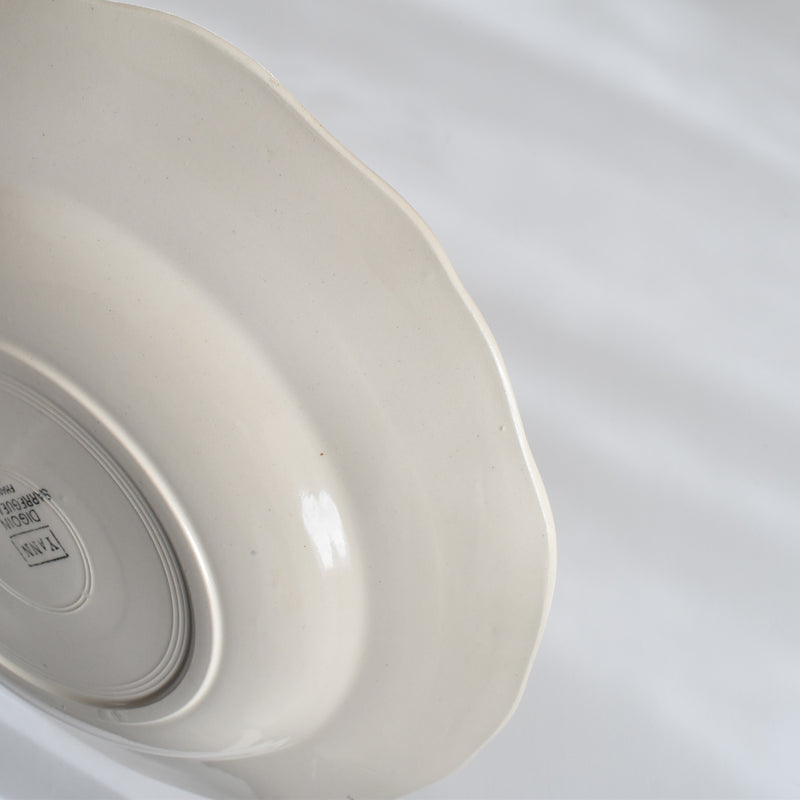 Vintage Deep Plate Digoin & Sarreguemines Yann