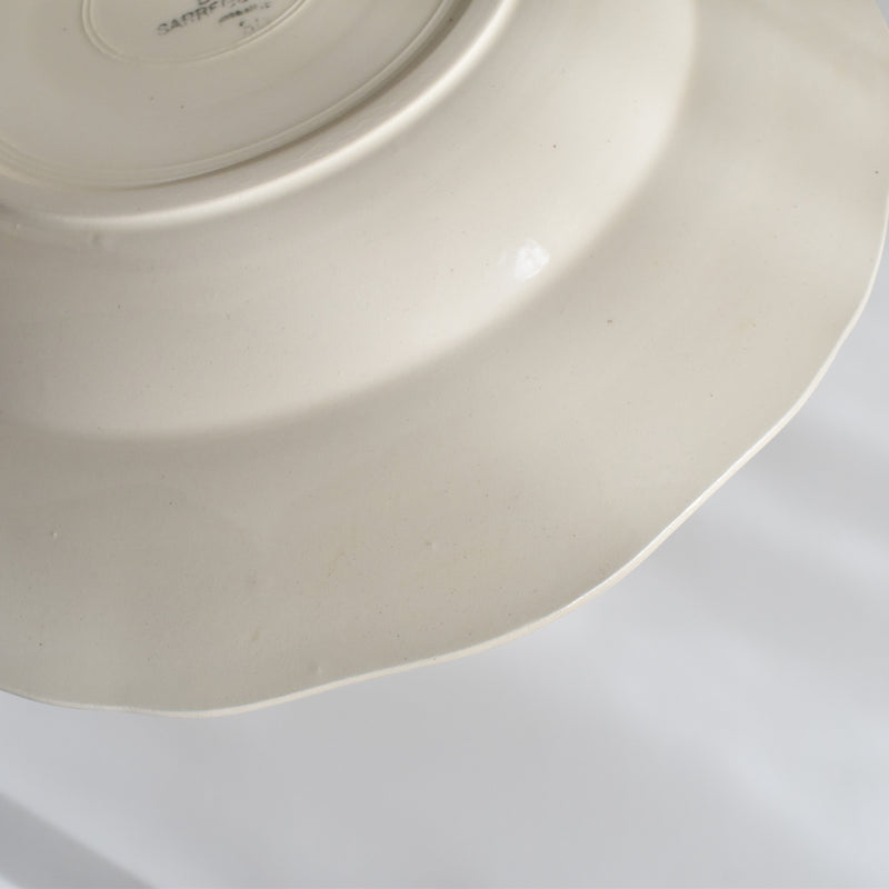 Vintage Deep Plate Digoin & Sarreguemines Yann