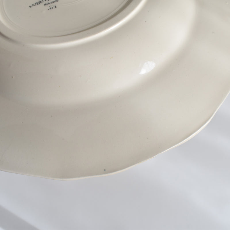 Vintage Deep Plate Digoin & Sarreguemines Yann