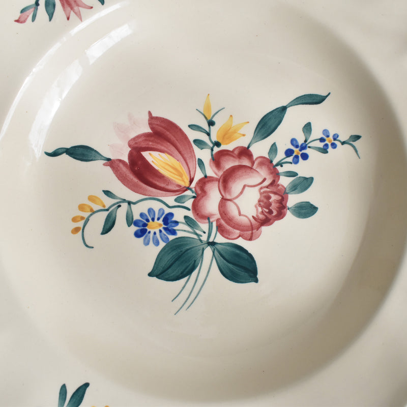 Vintage Deep Plate Digoin & Sarreguemines Yann