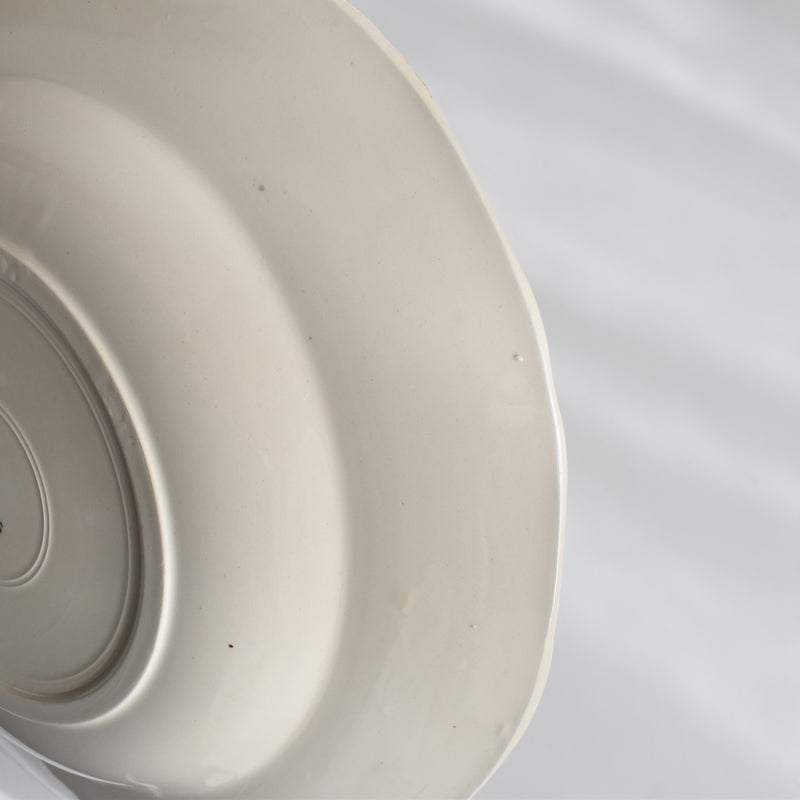 Vintage Deep Plate Digoin & Sarreguemines Yann
