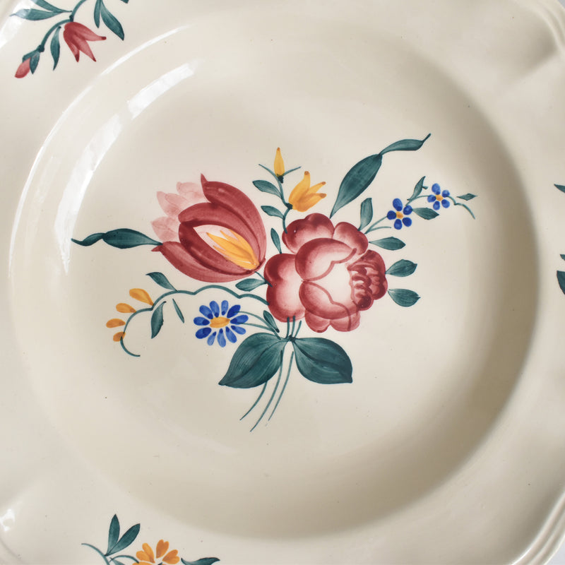 Vintage Deep Plate Digoin & Sarreguemines Yann