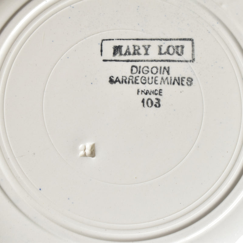 ヴィンテージデザートプレート ディゴワン＆サルグミンヌ Mary-Lou（マリールー） E