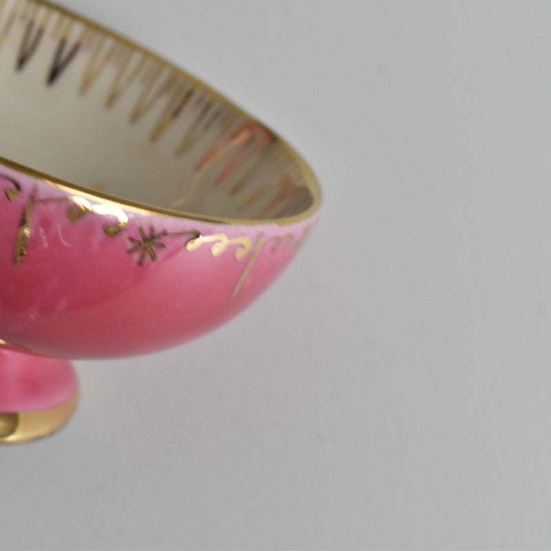 ヴィンテージコーヒーカップ＆ソーサー A.Dressinval ア.ドラサンヴァル ピンク