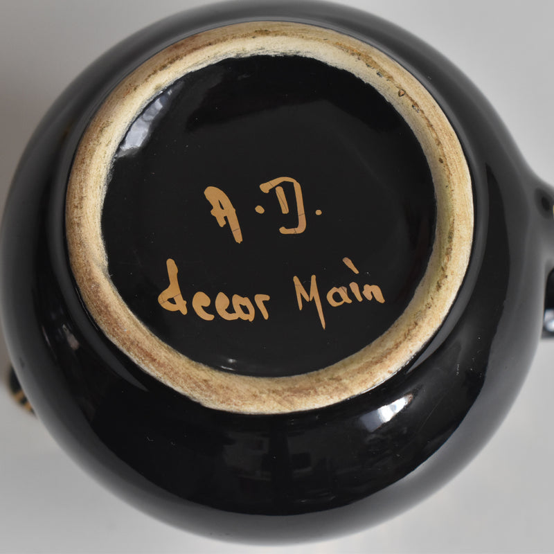 Vintage Creamer A.Dressinval Black