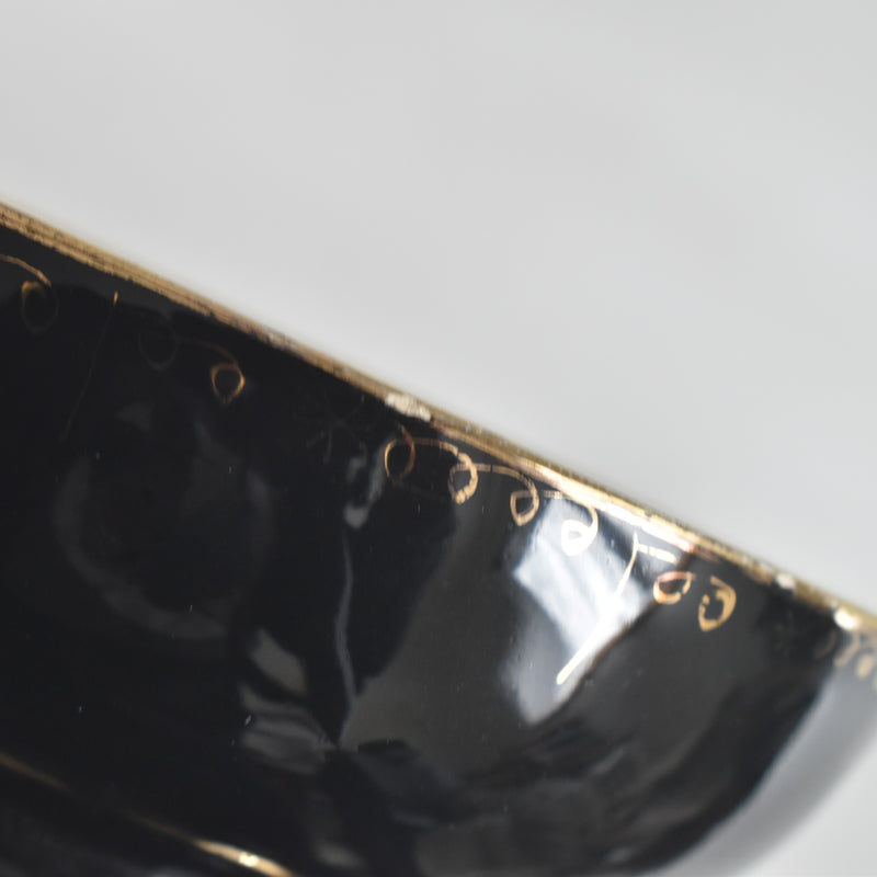 ヴィンテージコーヒーカップ＆ソーサー A.Dressinval ア.ドラサンヴァル ブラック