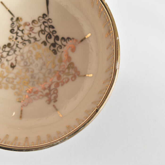 ヴィンテージコーヒーカップ＆ソーサー A.Dressinval ア.ドラサンヴァル ブラウン