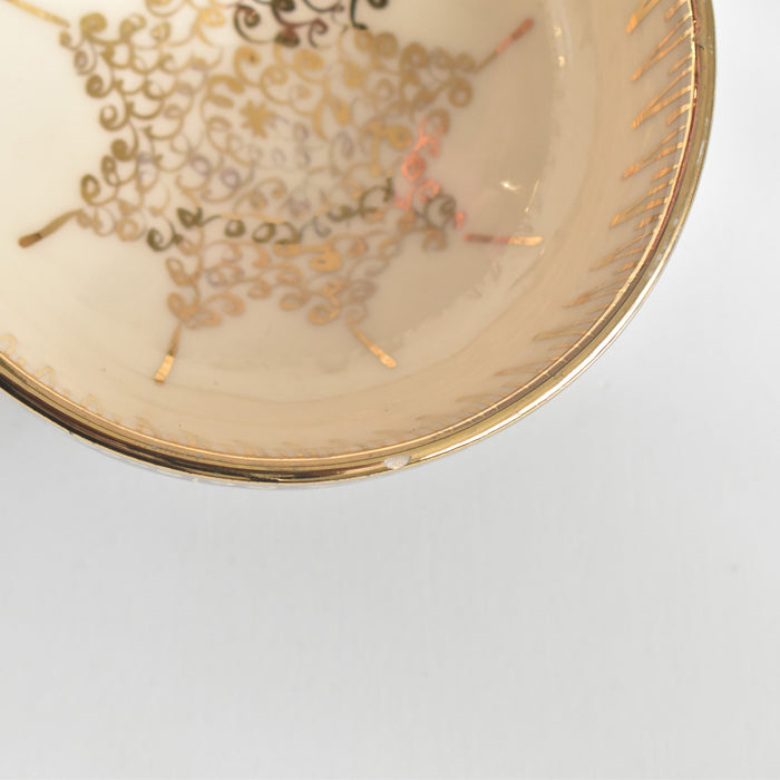 ヴィンテージコーヒーカップ＆ソーサー A.Dressinval ア.ドラサンヴァル ブラウン