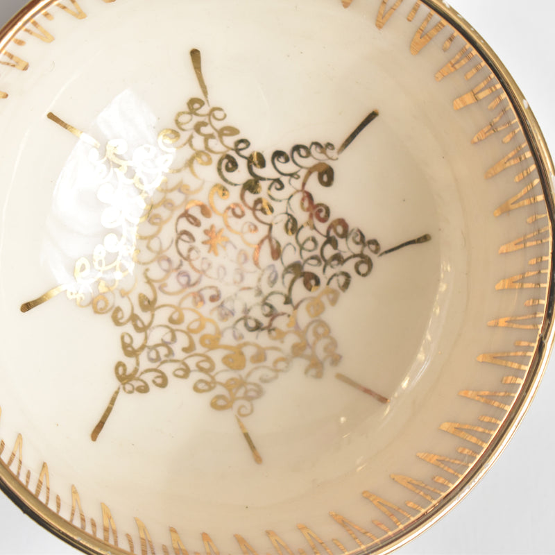 ヴィンテージコーヒーカップ＆ソーサー A.Dressinval ア.ドラサンヴァル ブラウン