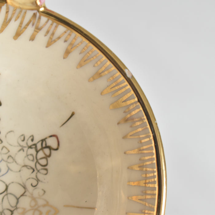 ヴィンテージコーヒーカップ＆ソーサー A.Dressinval ア.ドラサンヴァル ピンク