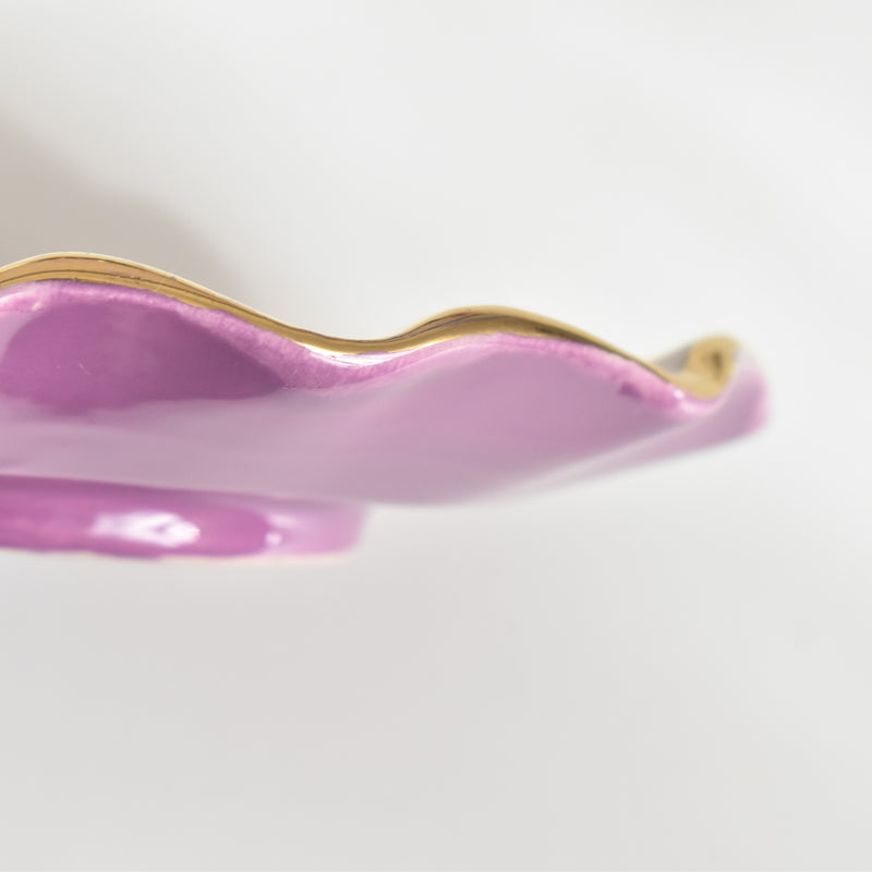 ヴィンテージコーヒーカップ＆ソーサー A.Dressinval ア.ドラサンヴァル パープル